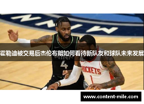 霍勒迪被交易后杰伦布朗如何看待新队友和球队未来发展